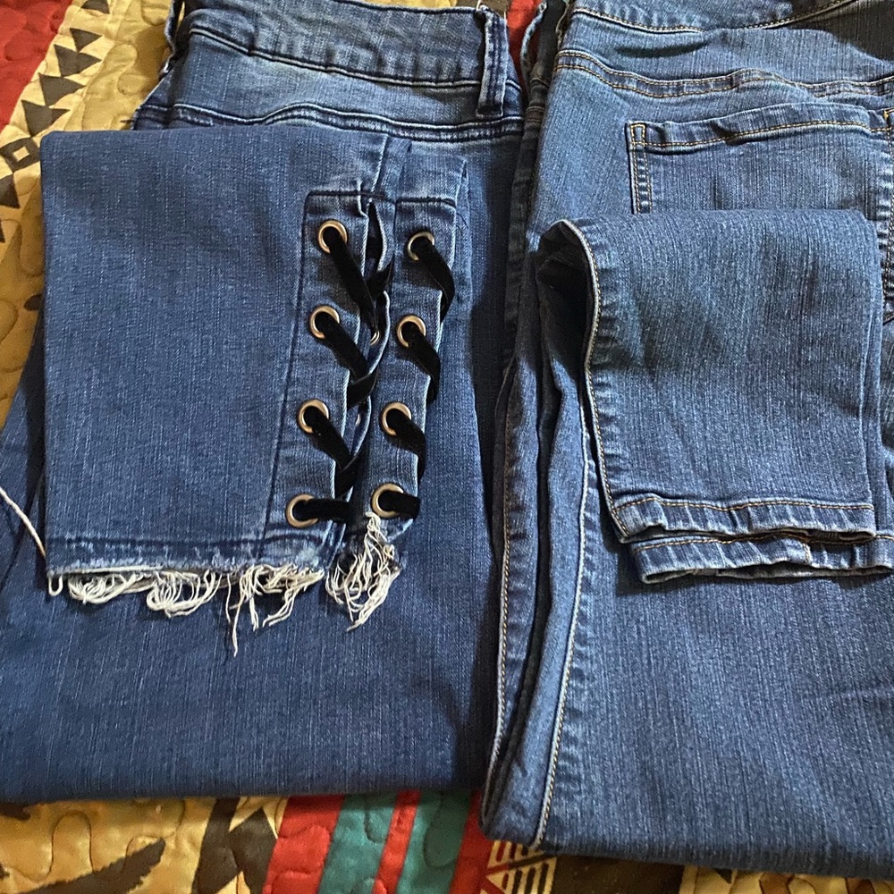 Bundle jeans. Torrid and Maurice’s